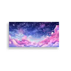 GENERICO - Pintura Abstracta Lienzo Horizontal Regalo Con 60x30 Cm