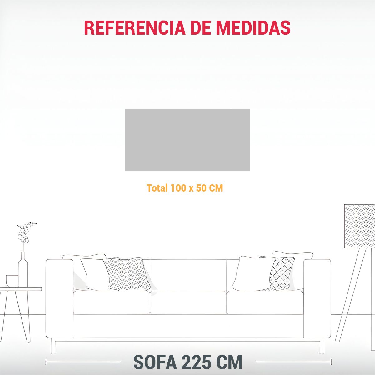 GENERICO - Pintura Decorativa Rosa Coloreada Con Goteos 100x50 Cm