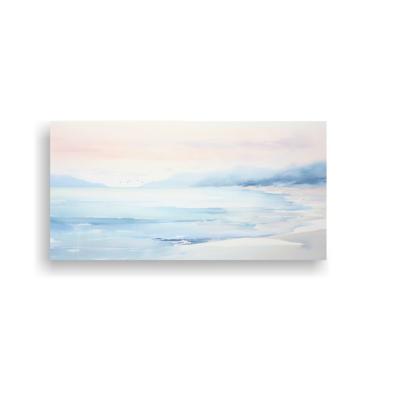 GENERICO - Paisaje Costero En Pinturas De Decoración 60x30 Cm