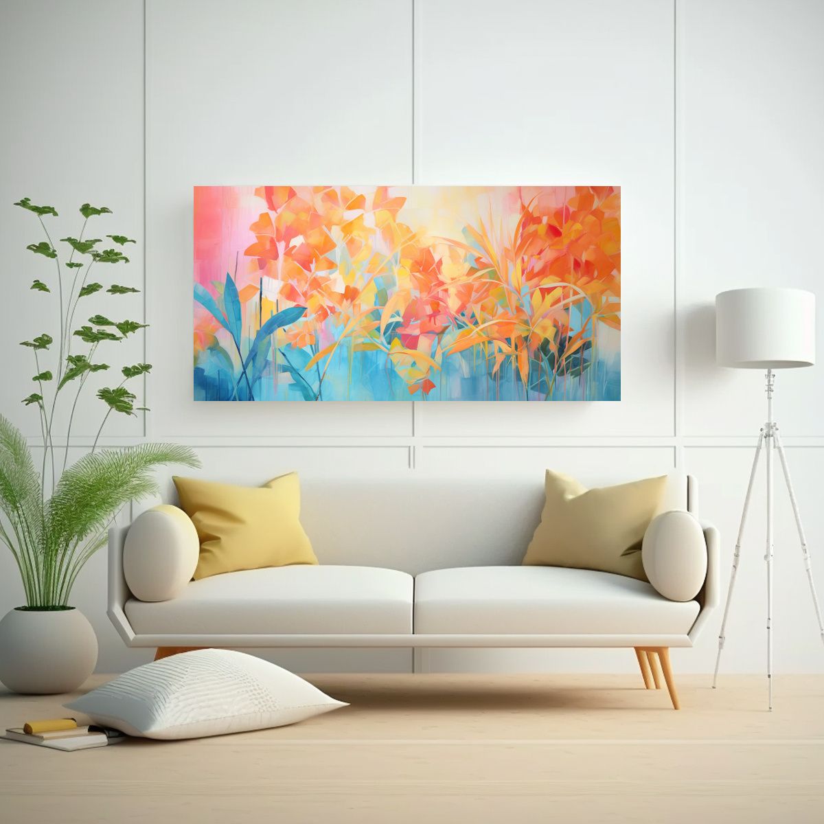 GENERICO - Pintura Decorativa De Alta Calidad 100x50 Cm