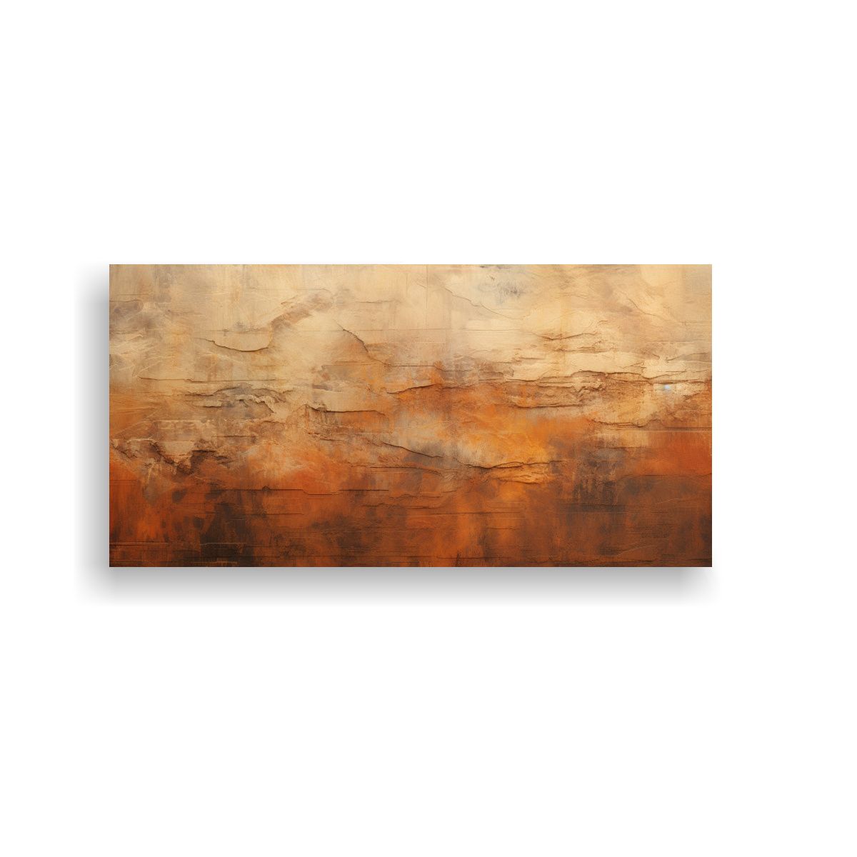 GENERICO - Pintura Decorativa De Texturas ásperas Y Tonos 60x30 Cm