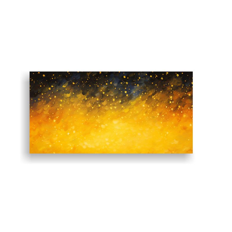GENERICO - Pintura Impresionista De La Noche Con Muchas 80x40 Cm