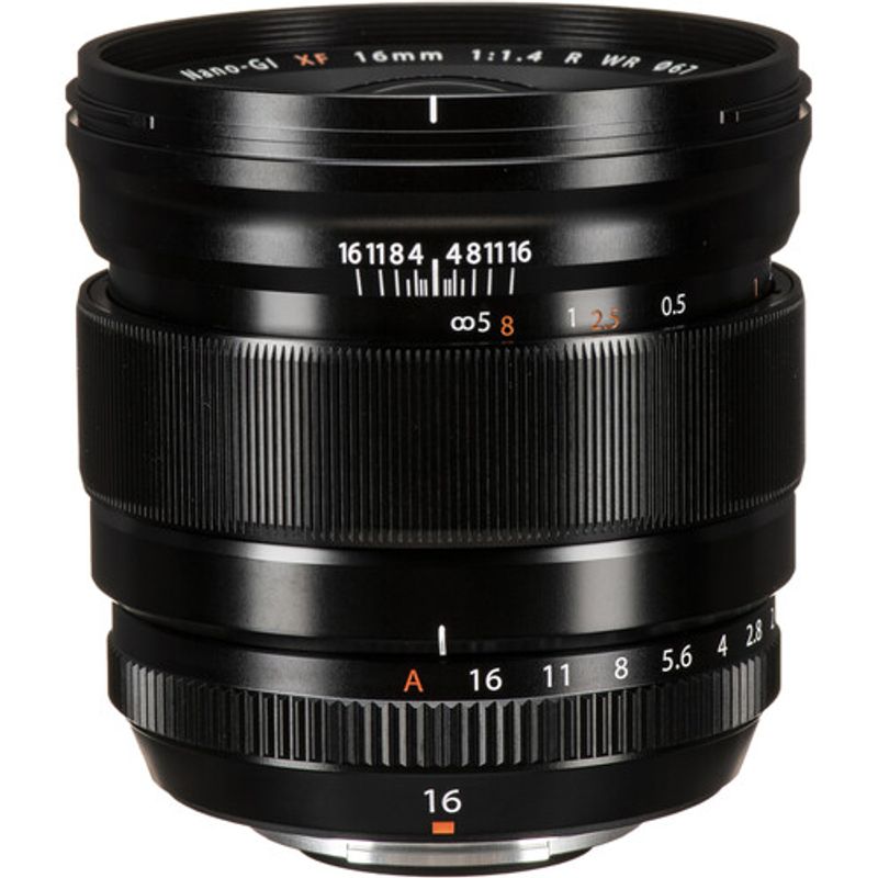 FUJIFILM - Fujifilm XF 16mm f/1.4 R WR Lente - Negro