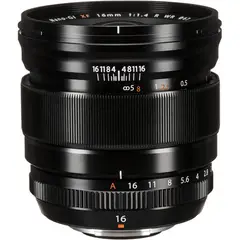 FUJIFILM - XF 16mm f/1.4 R WR Lente - Negro