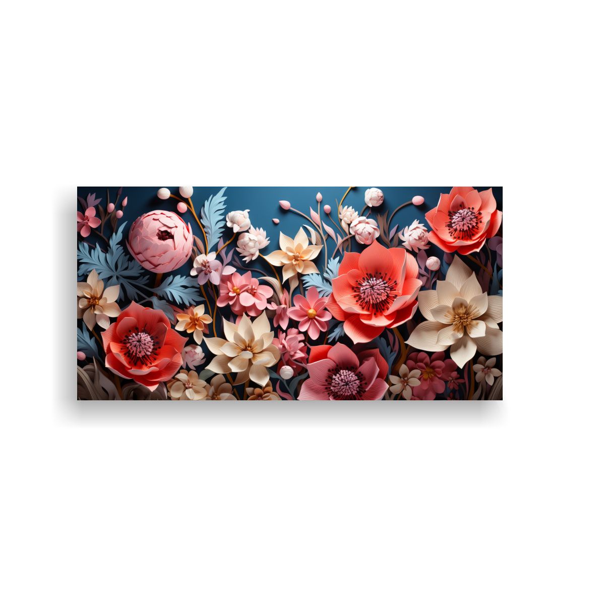 GENERICO - Cuadro Perspectiva Galería Envelope Rosa Abriendo 60x30 Cm