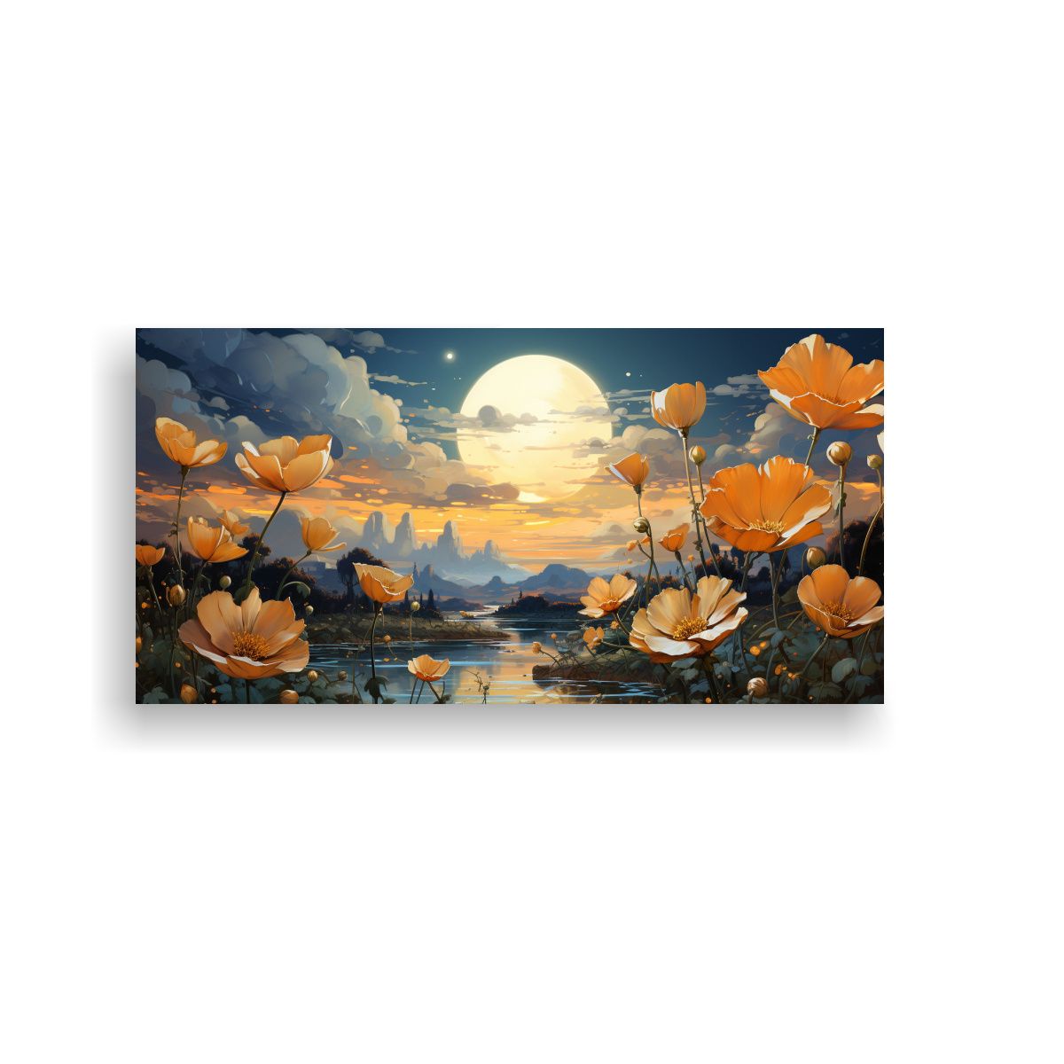 GENERICO - Cuadros De Decoración De Alta Calidad Con 80x40 Cm