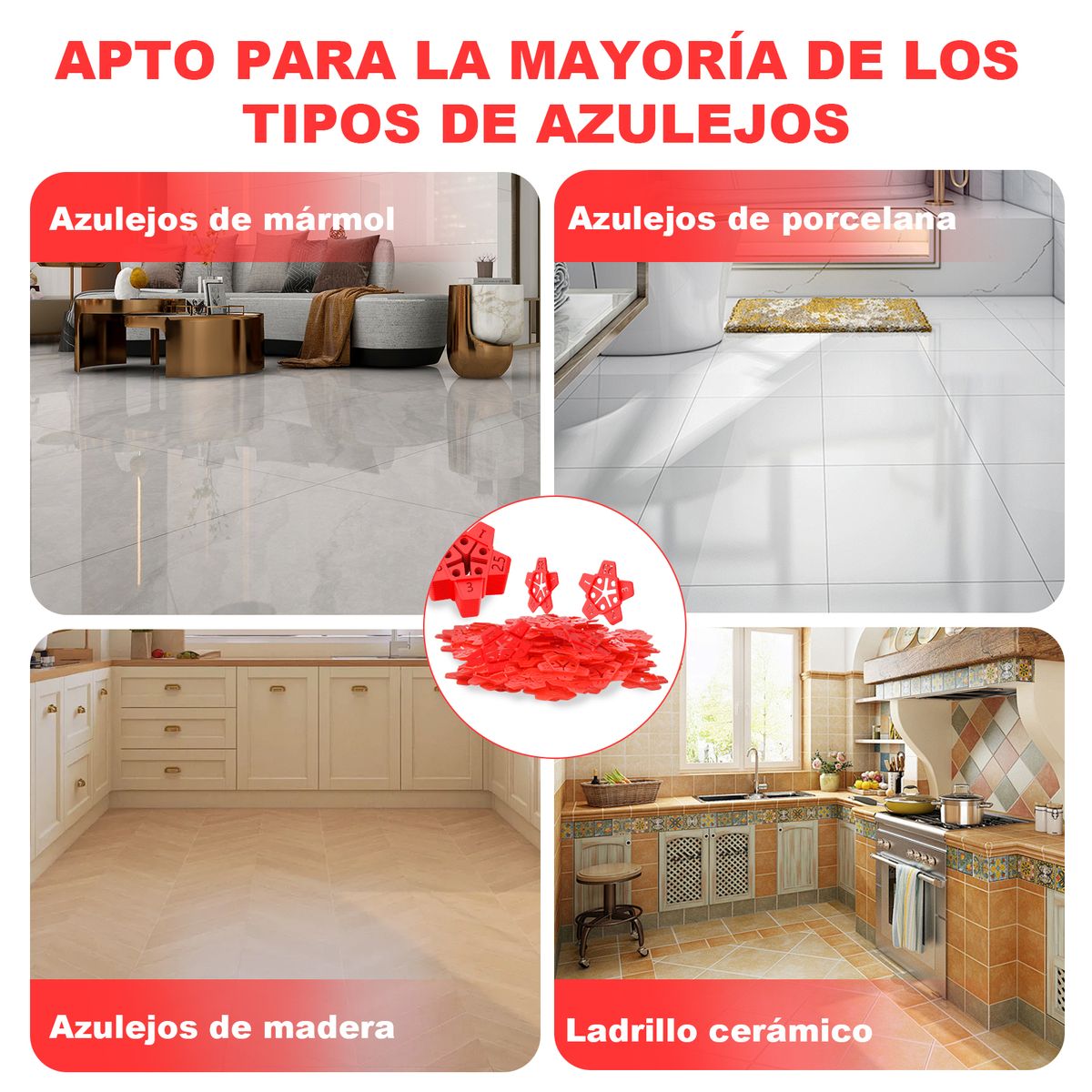YAYKO - 100pc Nivelador para porcelanato