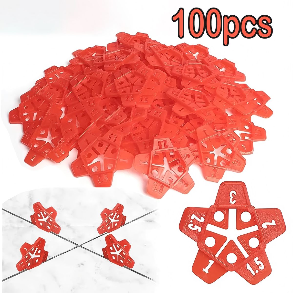 YAYKO - 100pc Nivelador para porcelanato