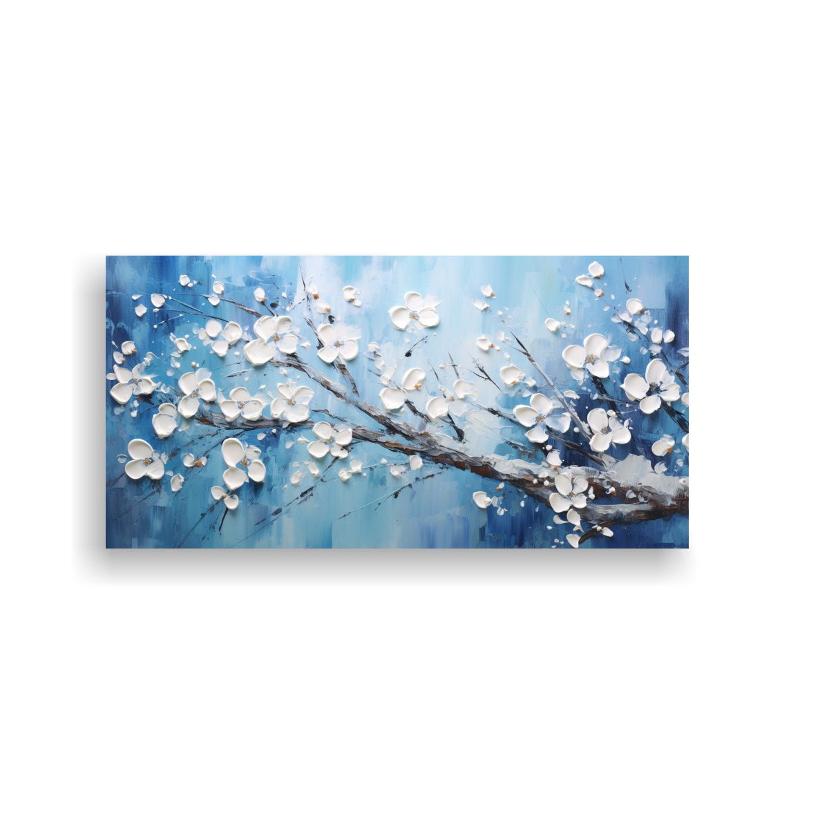 GENERICO - Pintura En Lienzo De Motivos Inspiradores Flores 80x40 Cm