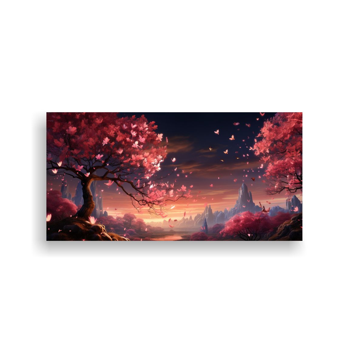 GENERICO - Tela En Bastidor De Dibujo Refinado Un Cuadro 100x50 Cm