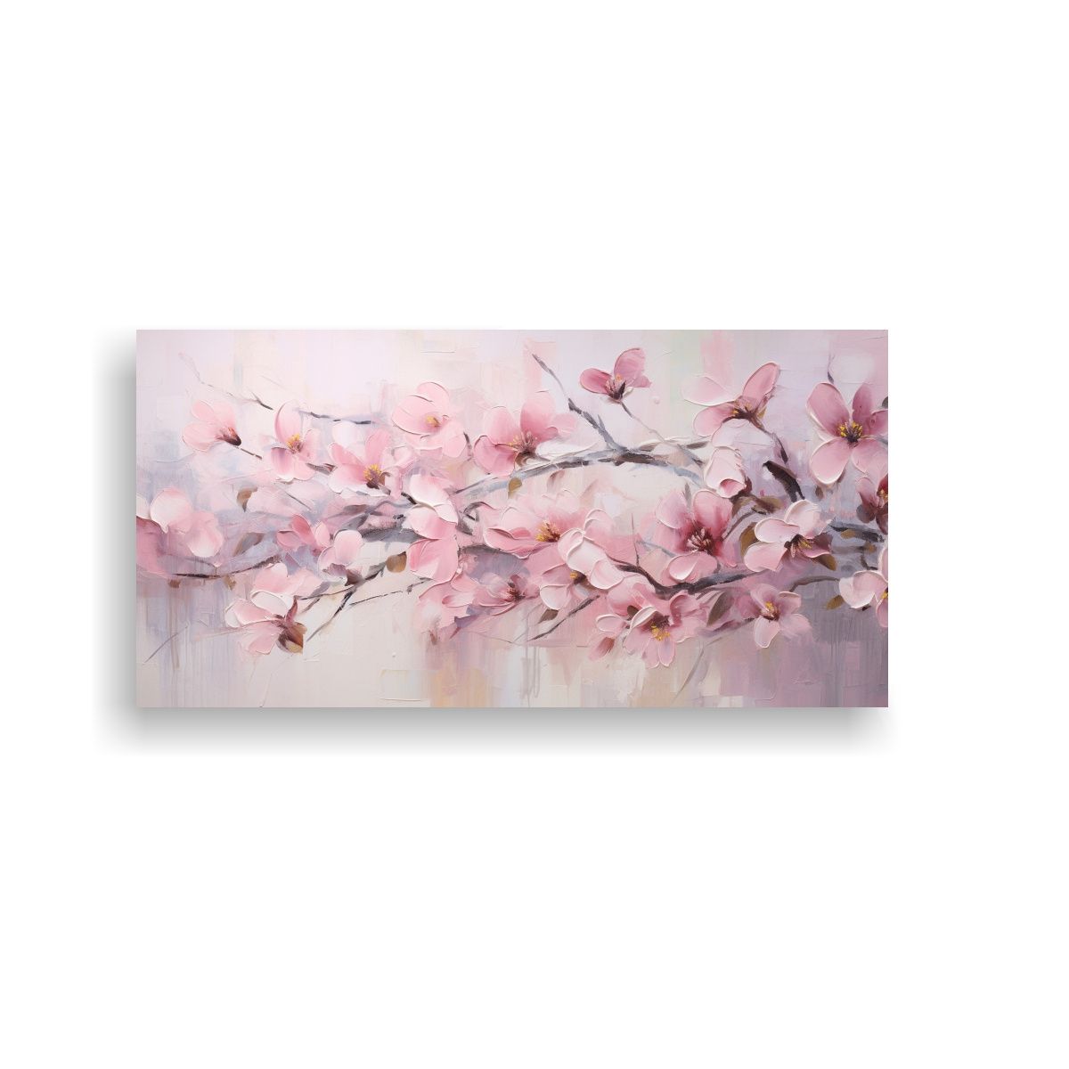 GENERICO - Arte De Pared Forma Adorable Pintura Rosa En 80x40 Cm