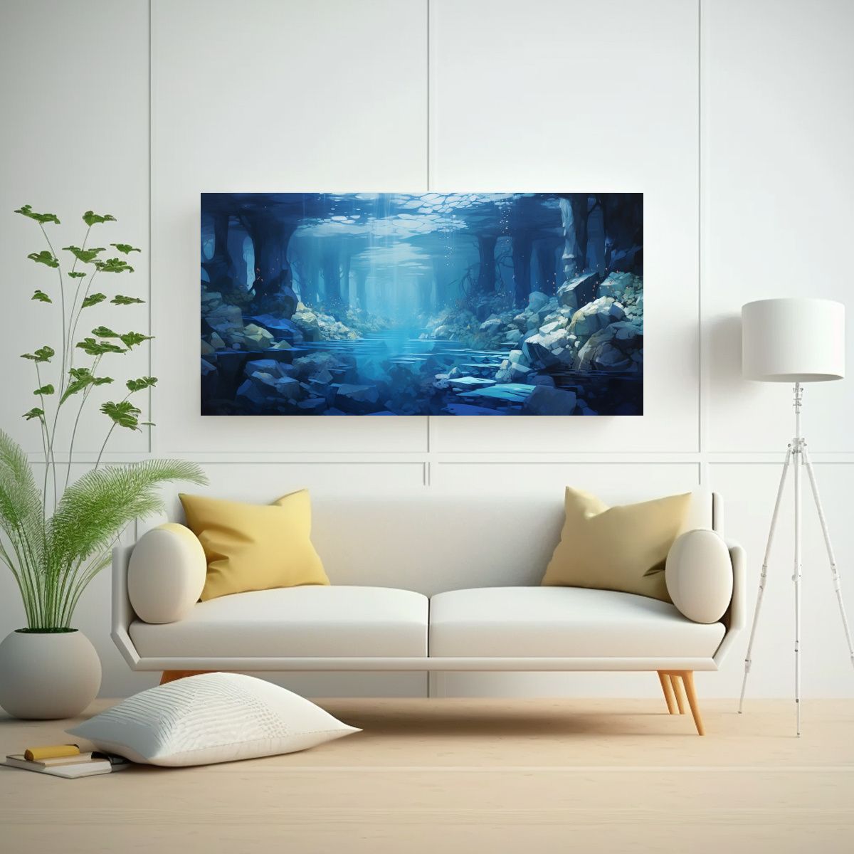 GENERICO - Pinturas Decorativas De La Belleza Enigmática De 80x40 Cm