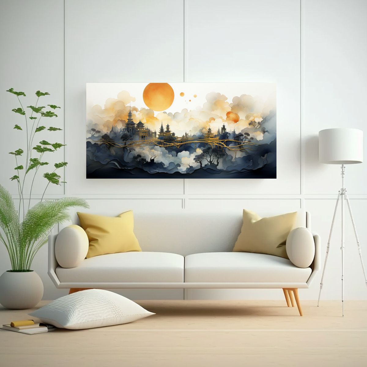 GENERICO - Cuadro Vanguardia Intenso Para Decoración De 60x30 Cm