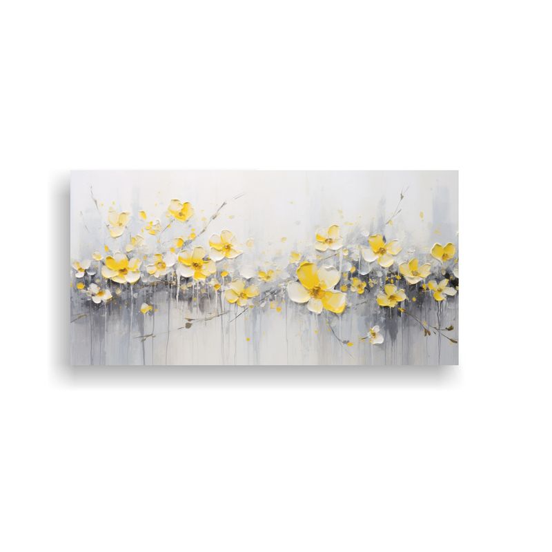 GENERICO - Pintura Acrílica Sin Costuras Sobre Blanco 100x50 Cm