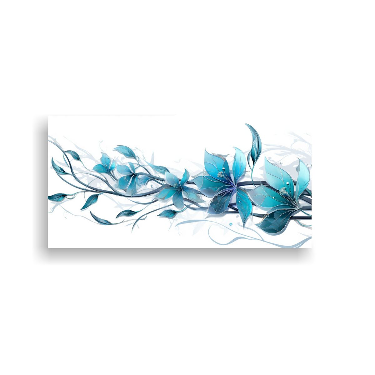 GENERICO - Cuadro Decorativo Estilo Medio Pincel Luminosidad 80x40 Cm