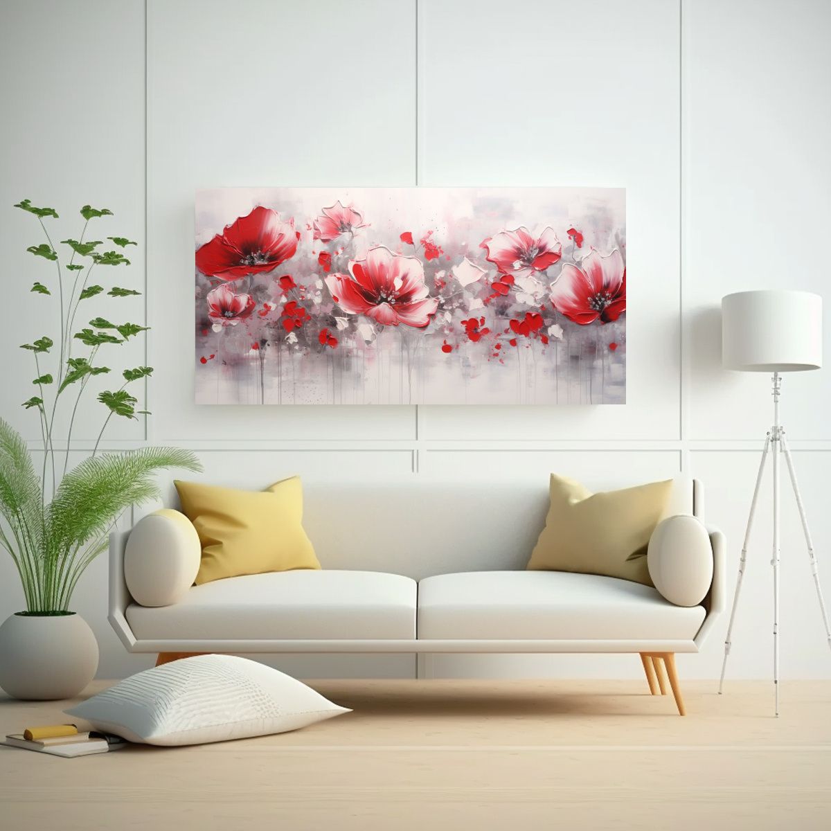GENERICO - Lienzo De Tela Abstracción Enigmático Pintura 80x40 Cm