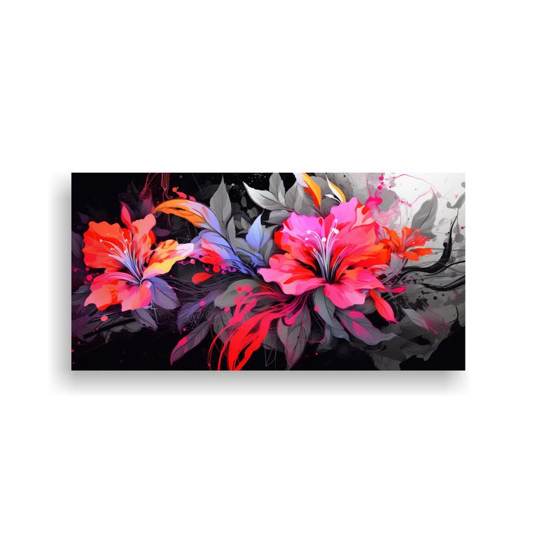 GENERICO - Pintura Decorativa Neonoir Con Riqueza Visual 100x50 Cm