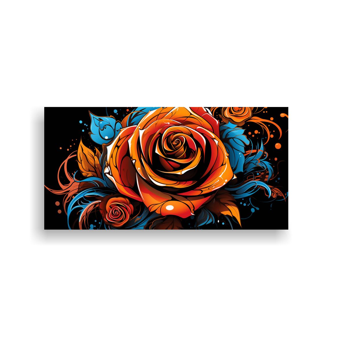 GENERICO - Pintura Decorativa Vanguardista Detalles 80x40 Cm