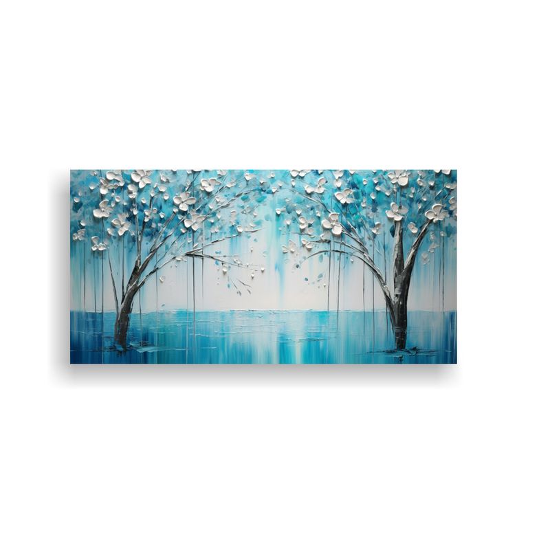 GENERICO - Cuadro Lienzo Finas Líneas Naturaleza Viva En 60x30 Cm
