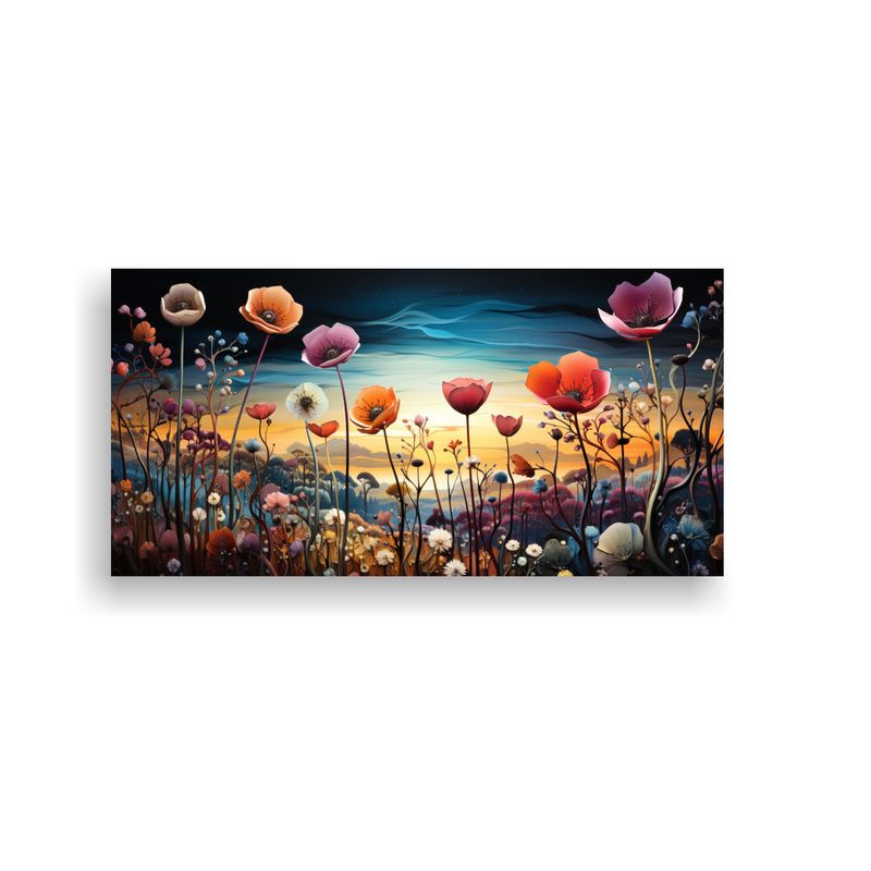 GENERICO - Pinturas Decorativas De Composición Elegante 80x40 Cm