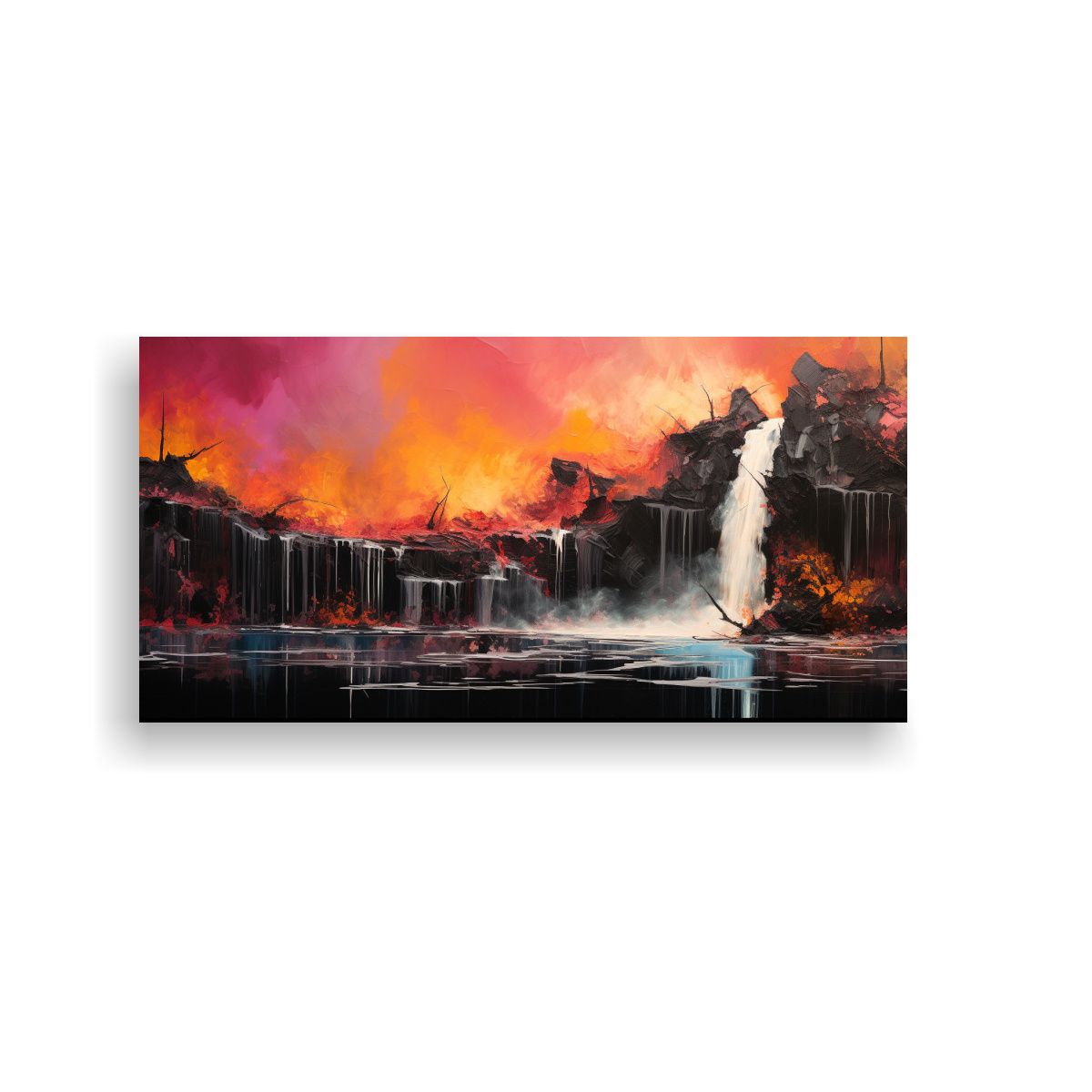 GENERICO - Pinturas Decorativas De Arte De Pared Horizontal 80x40 Cm