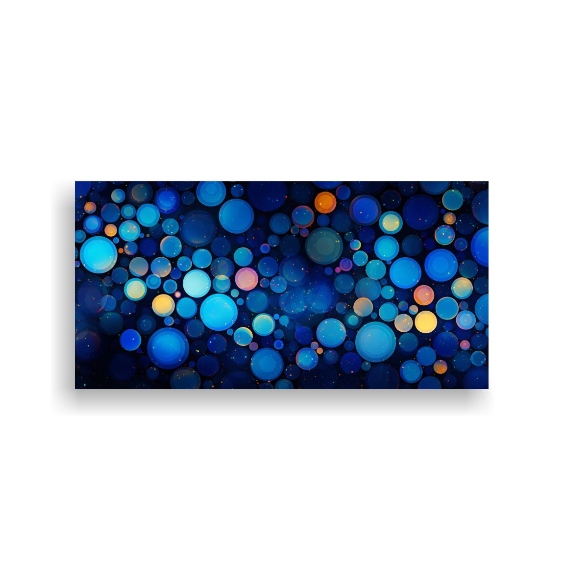 GENERICO - Pintura Decorativa En Bastidor Vintage De Patrón 80x40 Cm