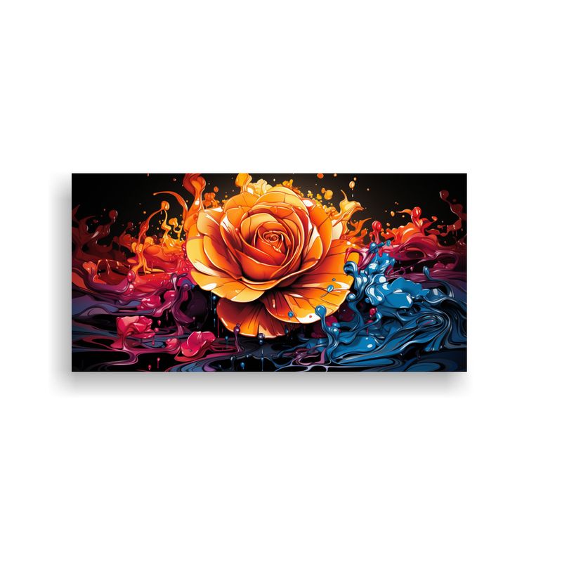 GENERICO - Cuadro Decorativo De Tela Sublimada Con 100x50 Cm