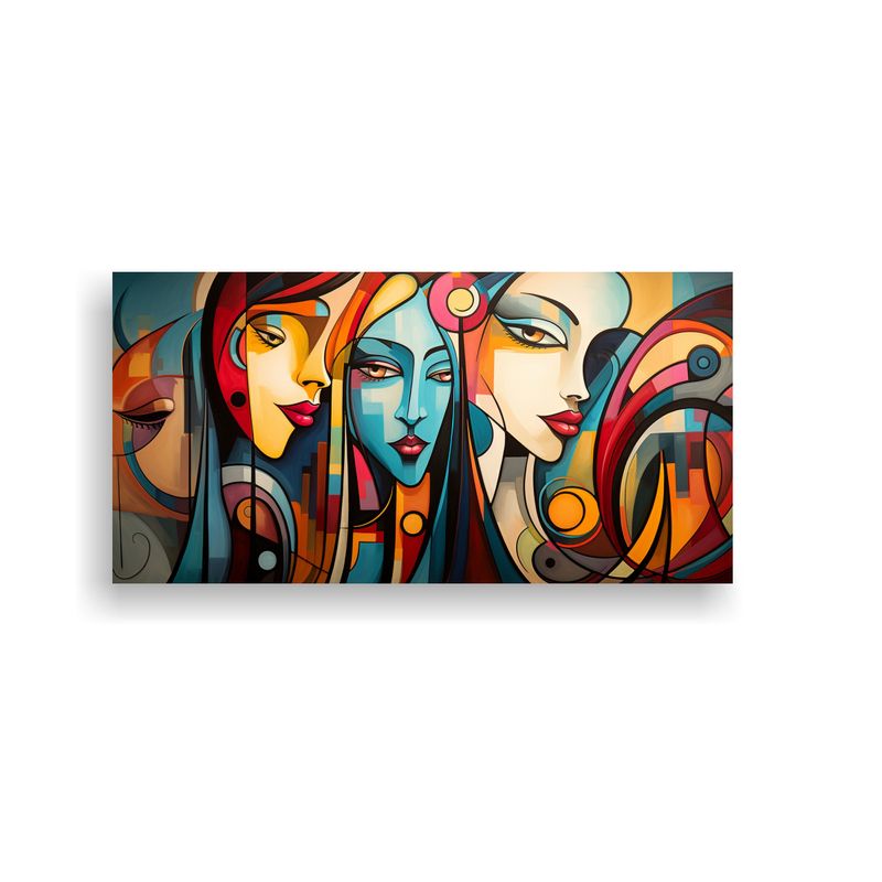 GENERICO - Pinturas Decorativas De Lienzo Estilo Arte 60x30 Cm