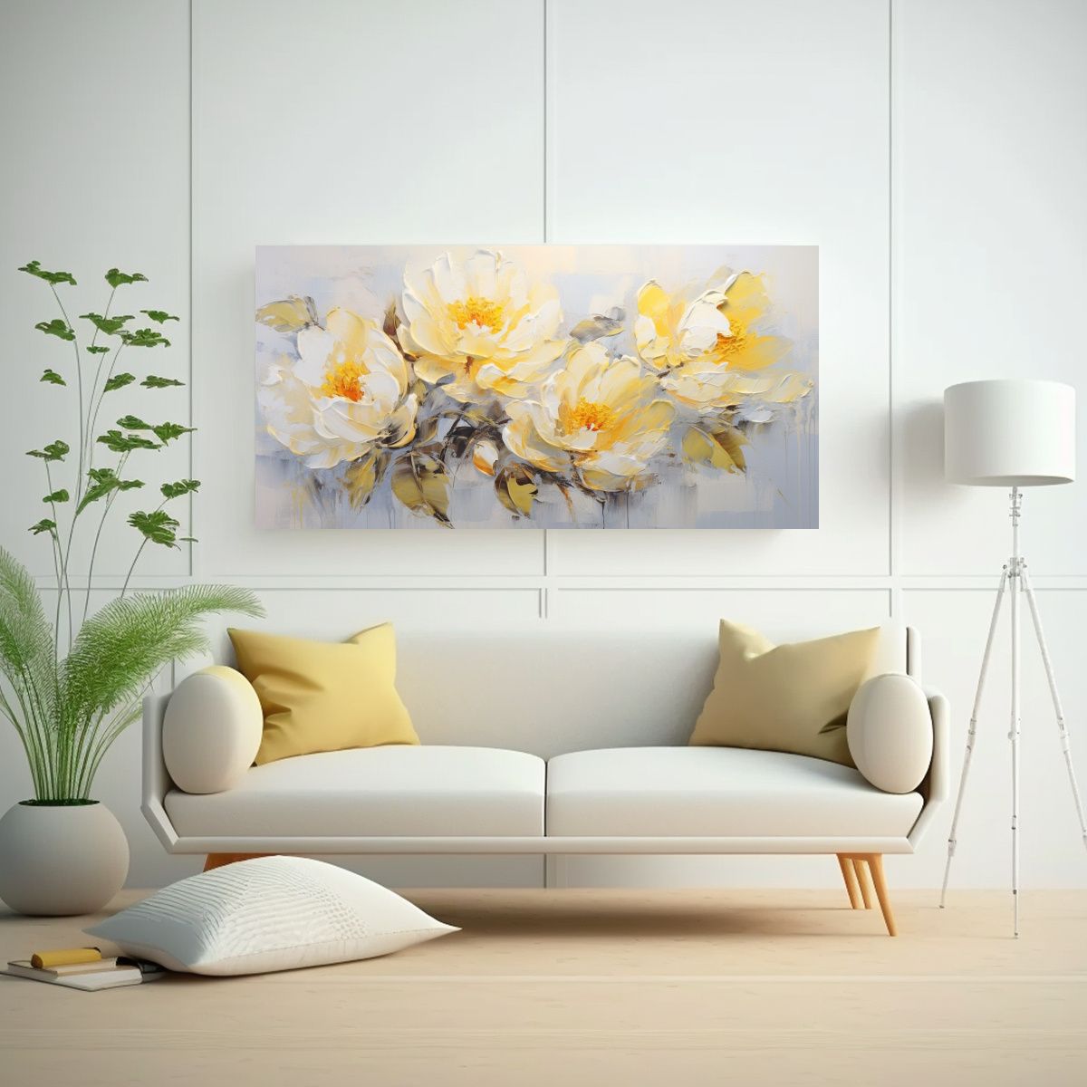 GENERICO - Exposición Inspiradora De Pintura En Lienzo 60x30 Cm