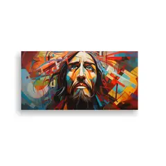 GENERICO - Cuadro Decorativo Abstracto De Jesús Para El 80x40 Cm