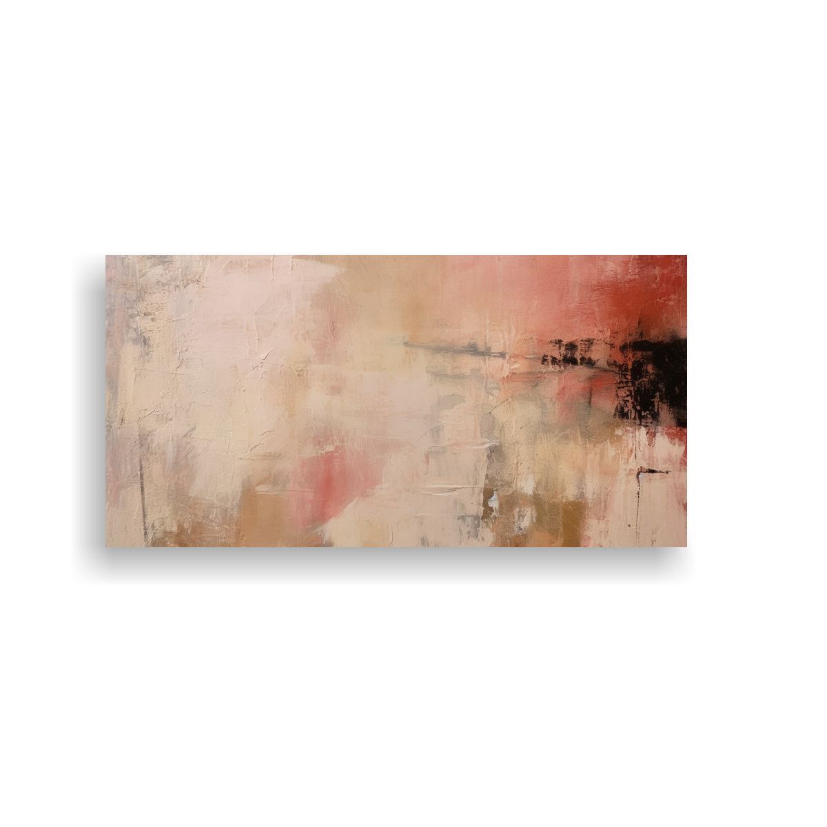 GENERICO - Pintura Abstracta Con Colores Mixtos En Estilo 60x30 Cm