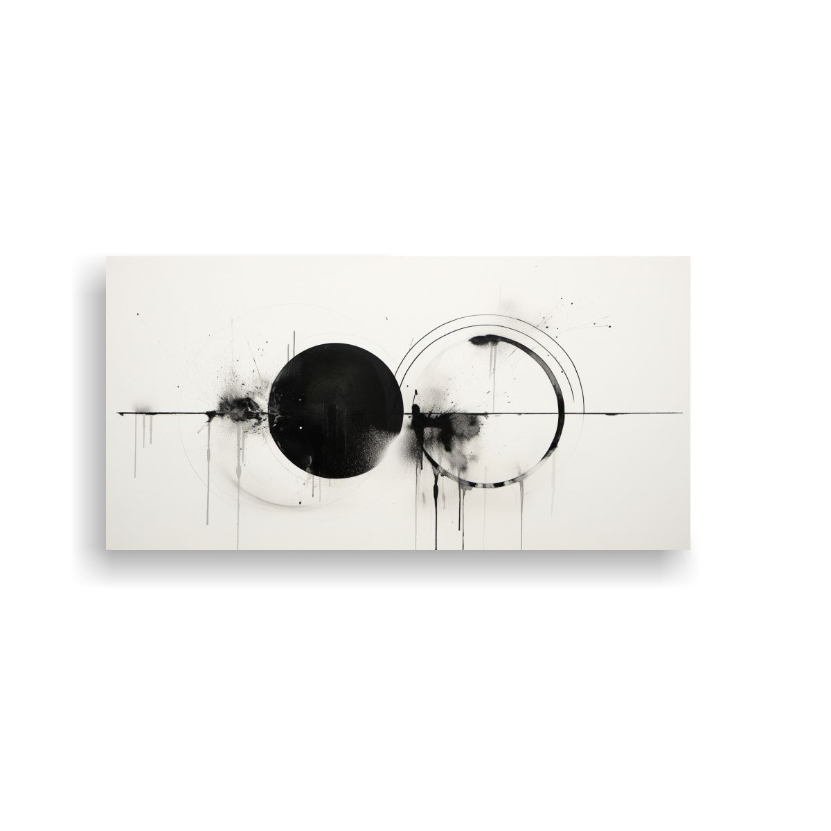 GENERICO - Cuadros Modernos Abstractos De Fantasía En 80x40 Cm