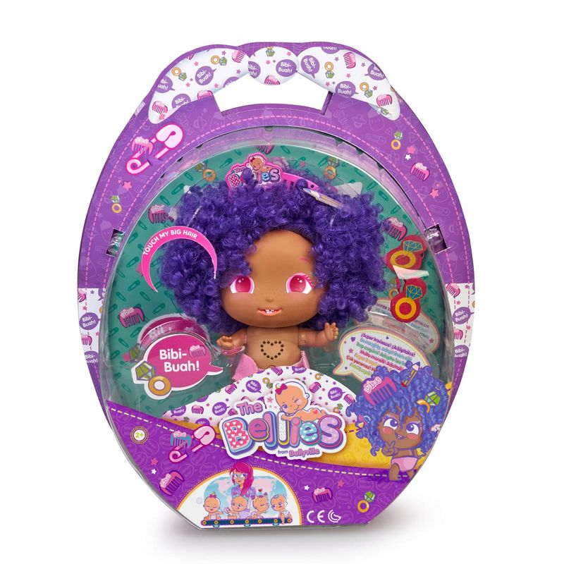 THE BELLIES - Muñeca Interactiva Bibi-Buah Afro The Bellies.