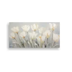 GENERICO - Cuadro Vertical De Comedor Con Pintura De 100x50 Cm
