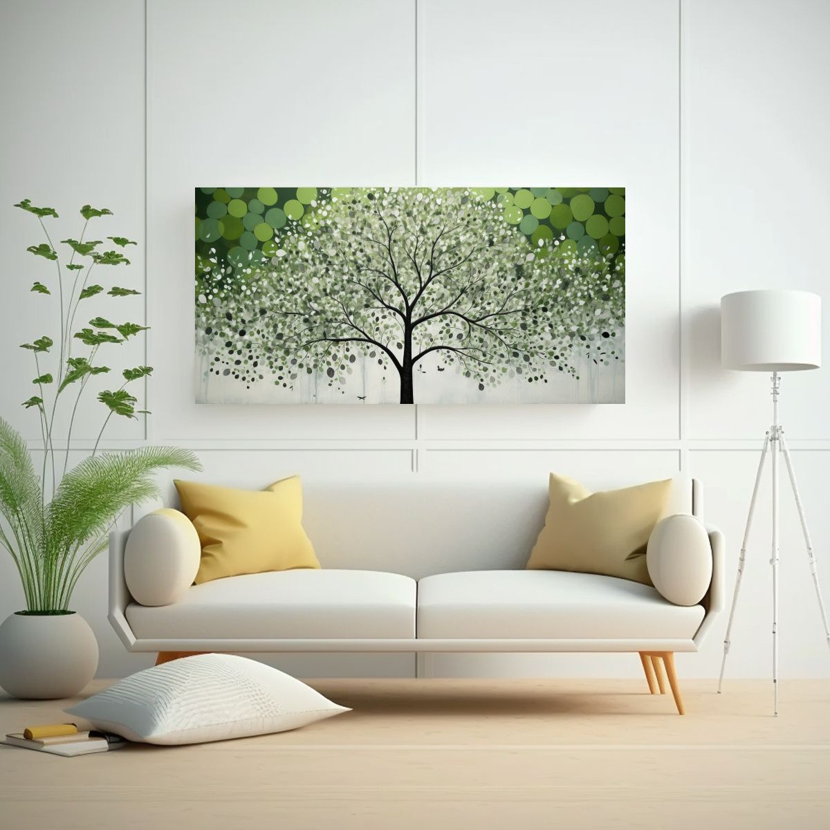 GENERICO - Pintura De Pared Imagen Obra Maestra Del árbol 80x40 Cm