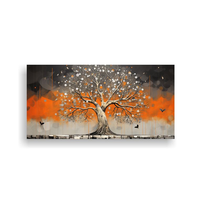 GENERICO - Pintura Decorativa Lienzo Conceptual Exuberante 80x40 Cm