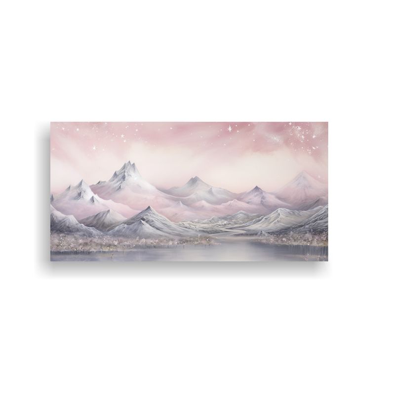 GENERICO - Cuadro Imagen Armonía Paisaje Montañoso Con 60x30 Cm