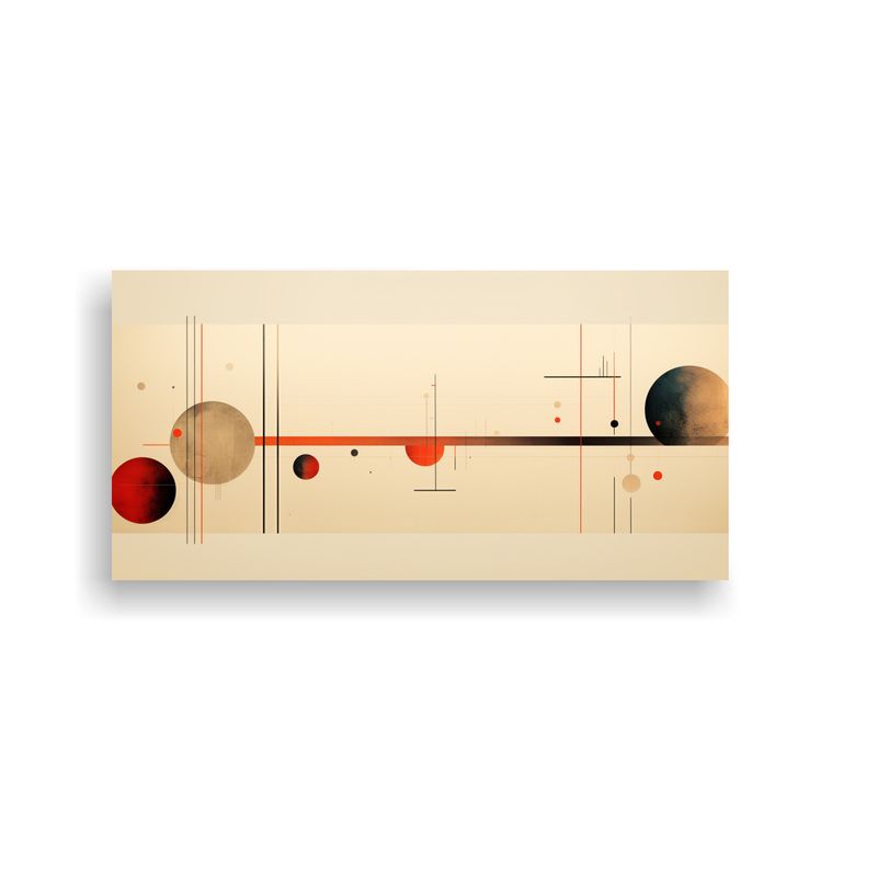 GENERICO - Cuadros Abstractos Minimalistas Con Hermosos 80x40 Cm