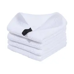 GENERICO - 4pcs Blanco Paños De Cocina Absorbente 100% Algodón 30x30cm