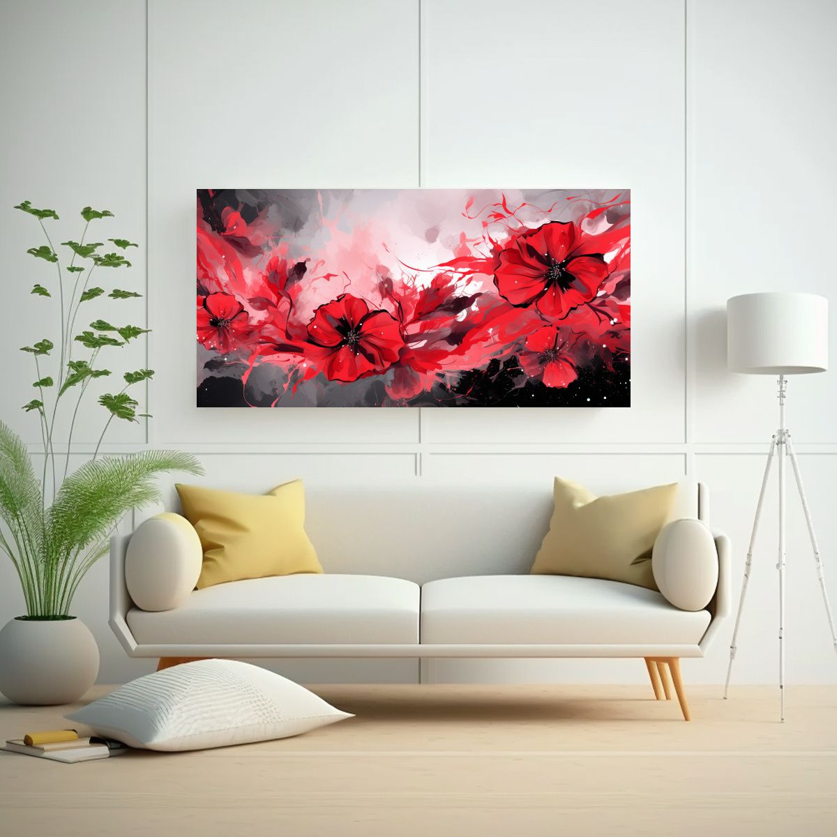 GENERICO - Pinturas Decorativas De Lienzo Estilo Neonoir En 80x40 Cm