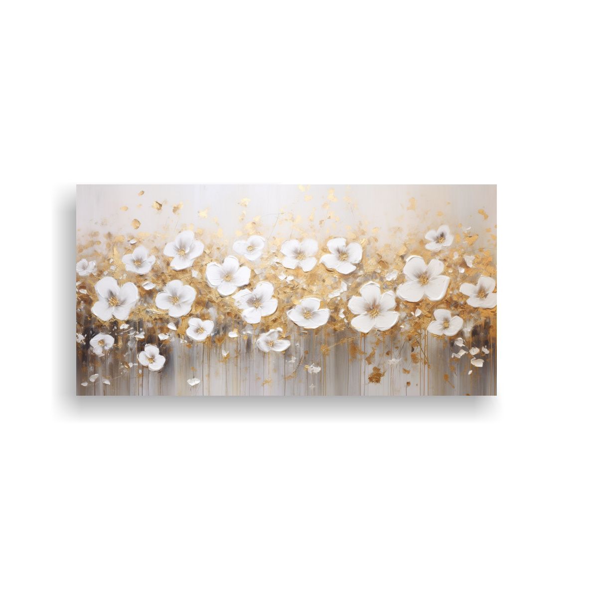 GENERICO - Pintura Acrílica Duradera En Blanco Con 80x40 Cm