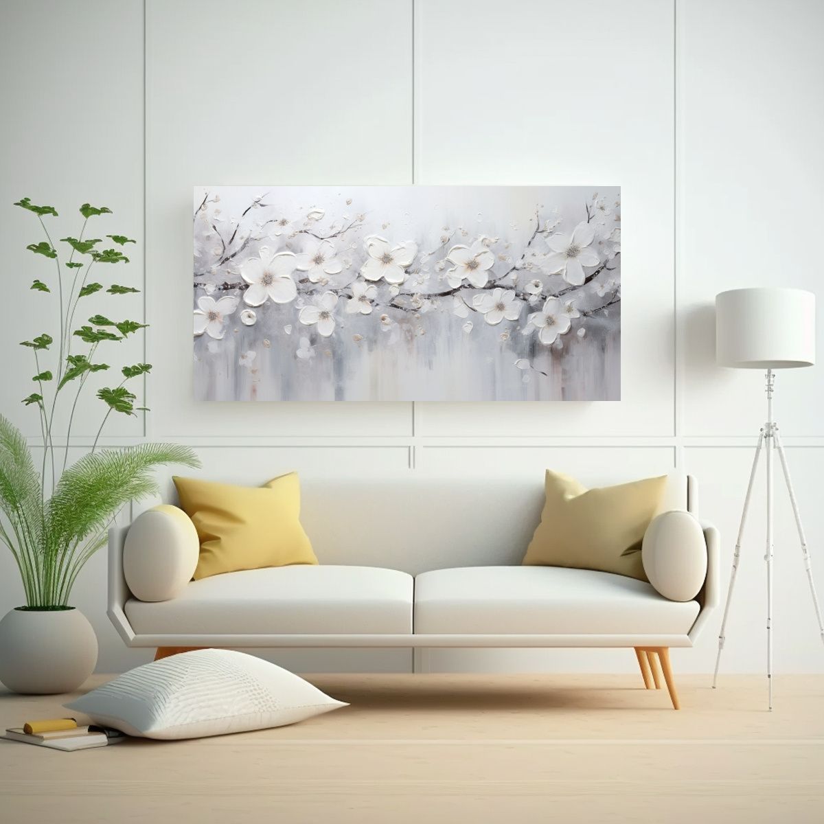 GENERICO - Pintura Acrílica En Bastidor Vintage Con 80x40 Cm