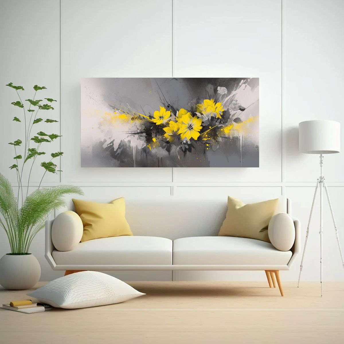 GENERICO - Pinturas Decorativas Con Atmosfera Neonoir Estilo 100x50 Cm