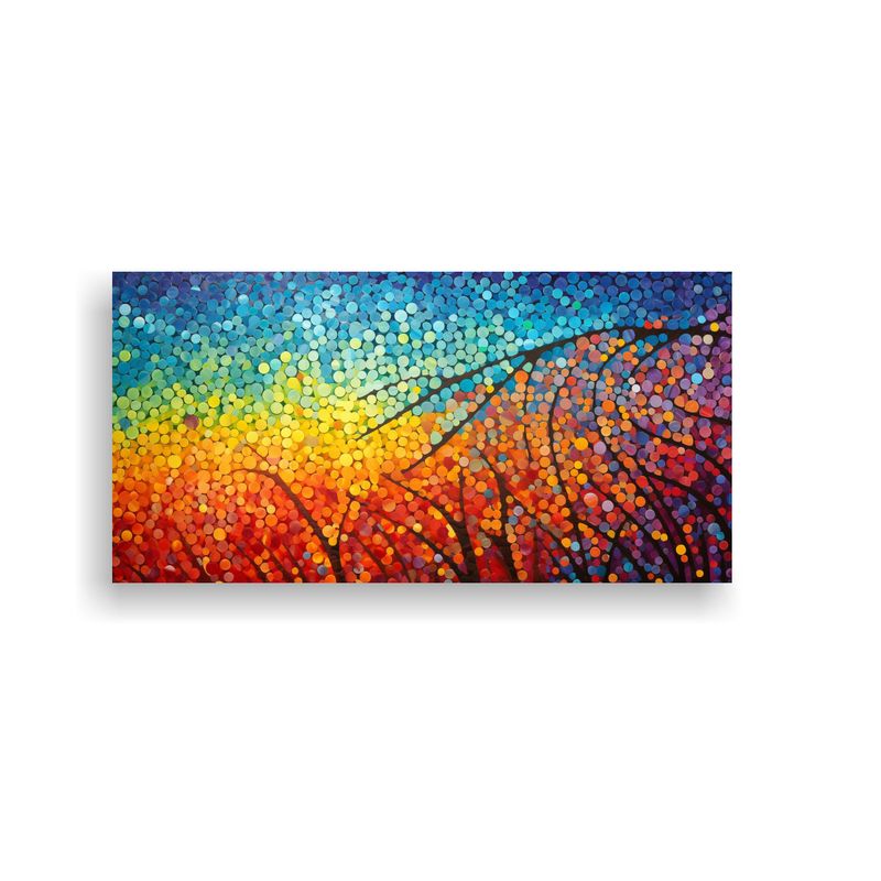 GENERICO - Pinturas Decorativas Abstractas De Fusión De 80x40 Cm
