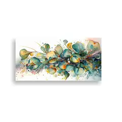 GENERICO - Cuadro Decorativo De Hojas De Eucalipto En 80x40 Cm