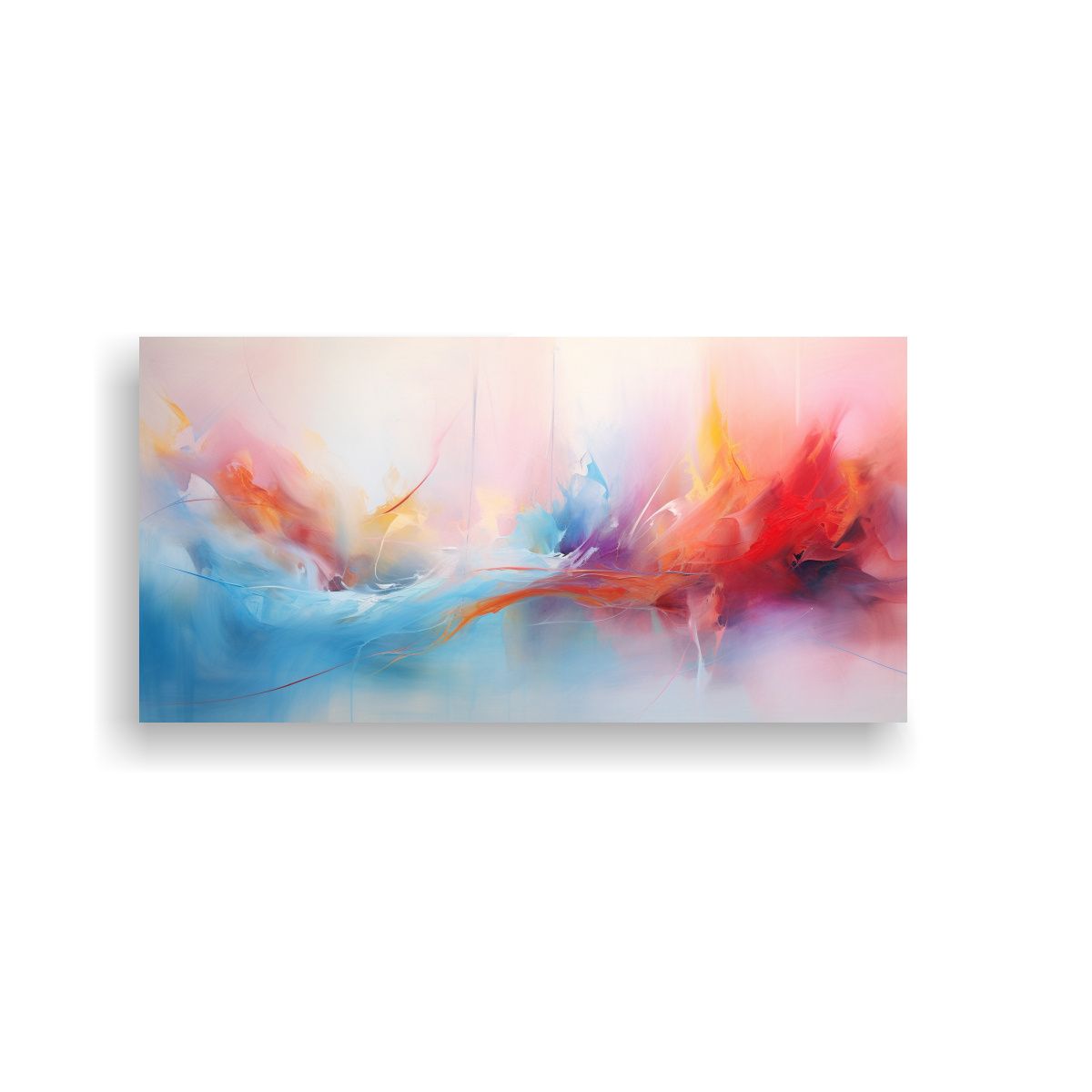 GENERICO - Cuadro Abstracto Para Sala Inspirado En 80x40 Cm