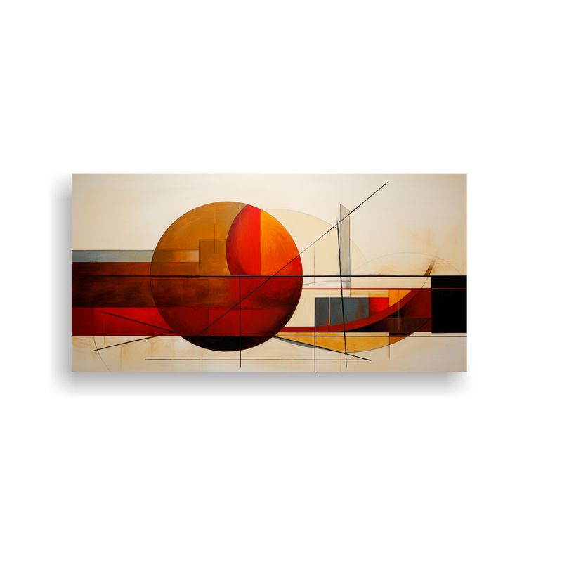 GENERICO - Pinturas Decorativas Abstractas Elegantes 80x40 Cm