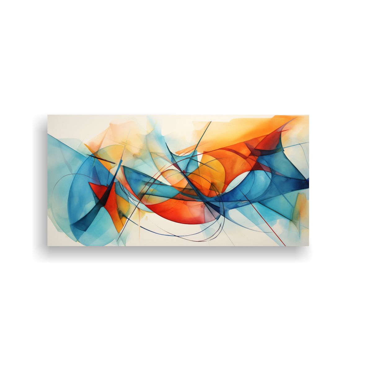 GENERICO - Cuadro En Bastidor Vintage Inspirado En La 100x50 Cm