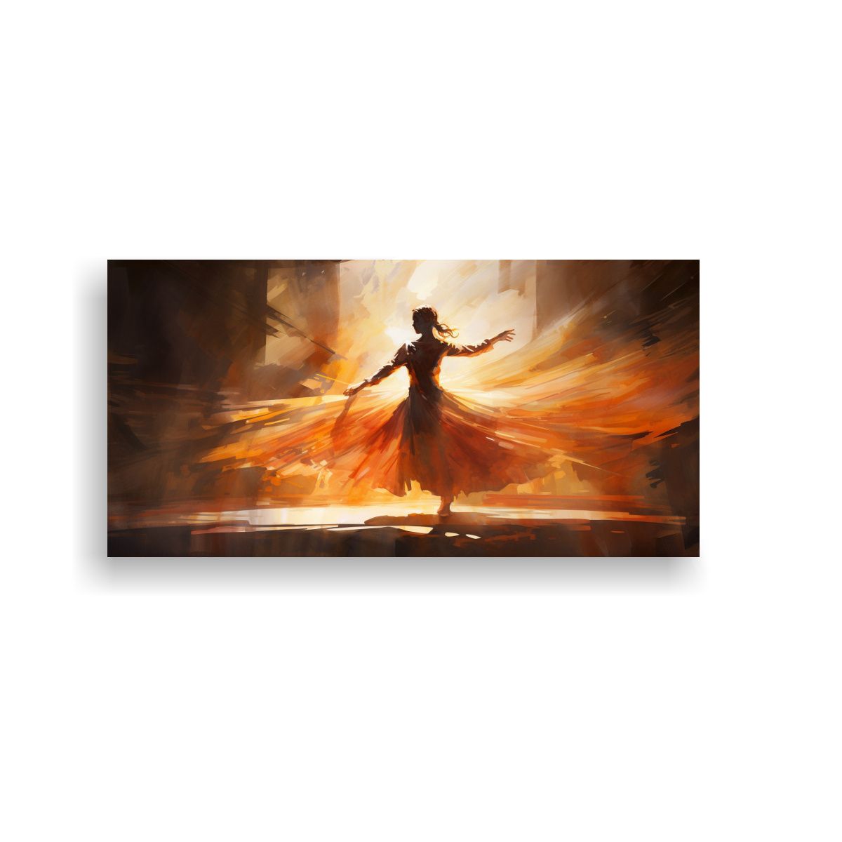 GENERICO - Pinturas Decorativas De Arte Abstracto Danza De 60x30 Cm