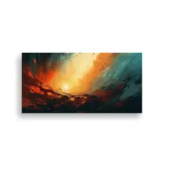 GENERICO - Pinturas Decorativas Abstractas Arte Imagen 80x40 Cm